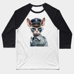 Police Devon Rex Baseball T-Shirt